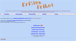 Desktop Screenshot of kristenfrihet.se